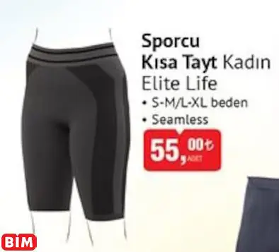 ELİTE LİFE  SPORCU  KISA TAYT KADIN